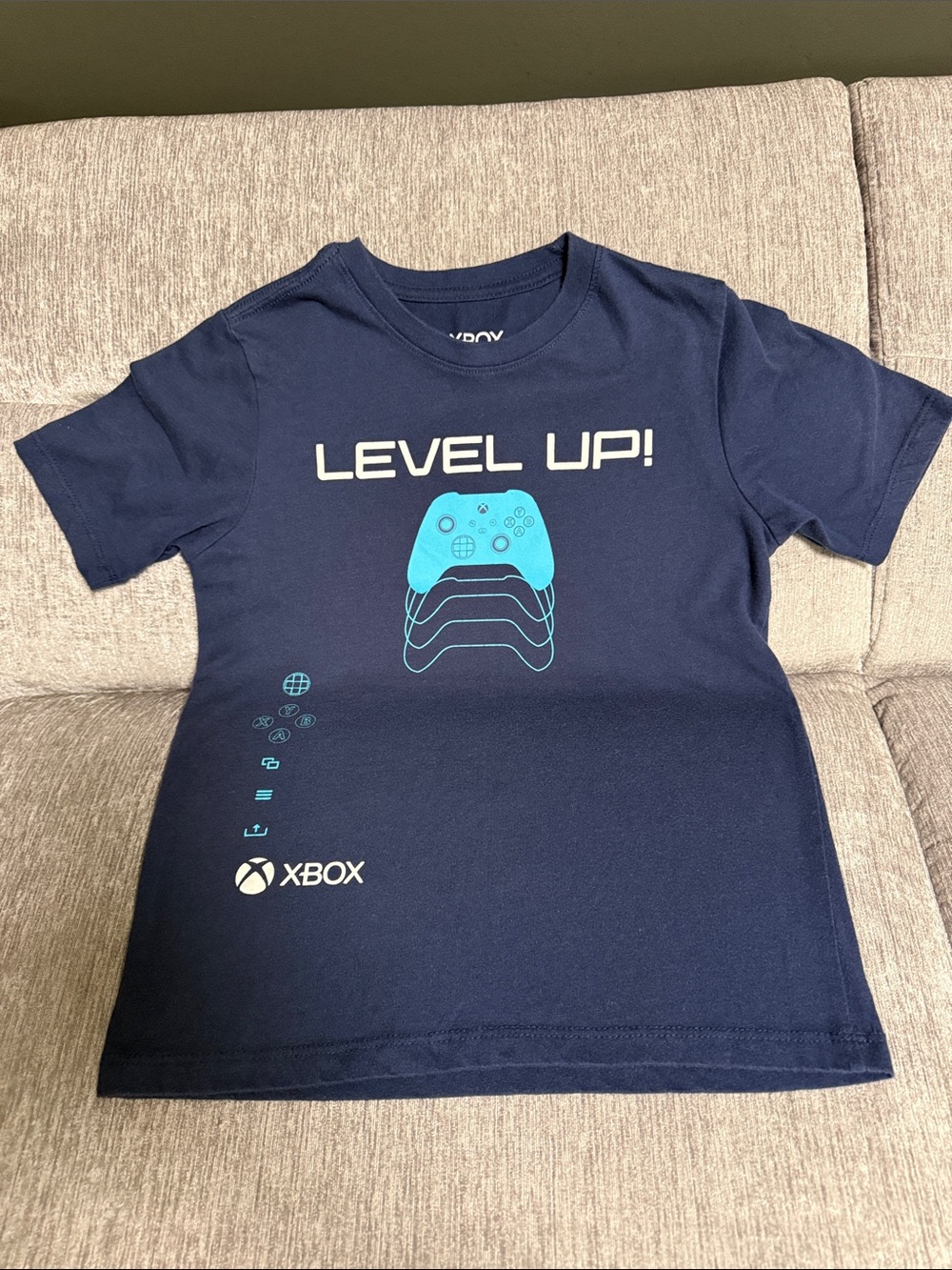 Boys' Navy X BOX ‘Level Up!' Graphic Tee